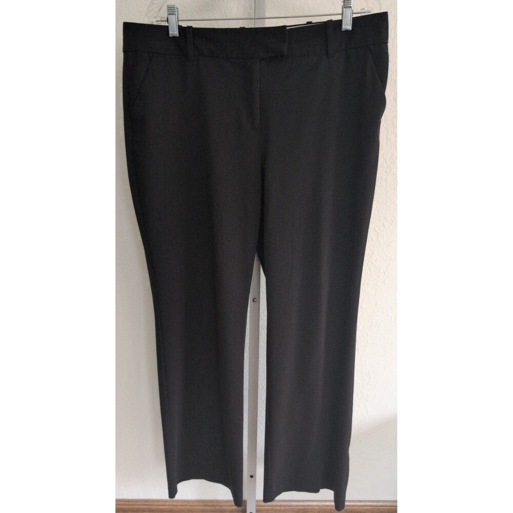 Women's Black Dress Career Dress Pants Worthington Stretch Sz 14 Regular Fit